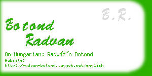 botond radvan business card